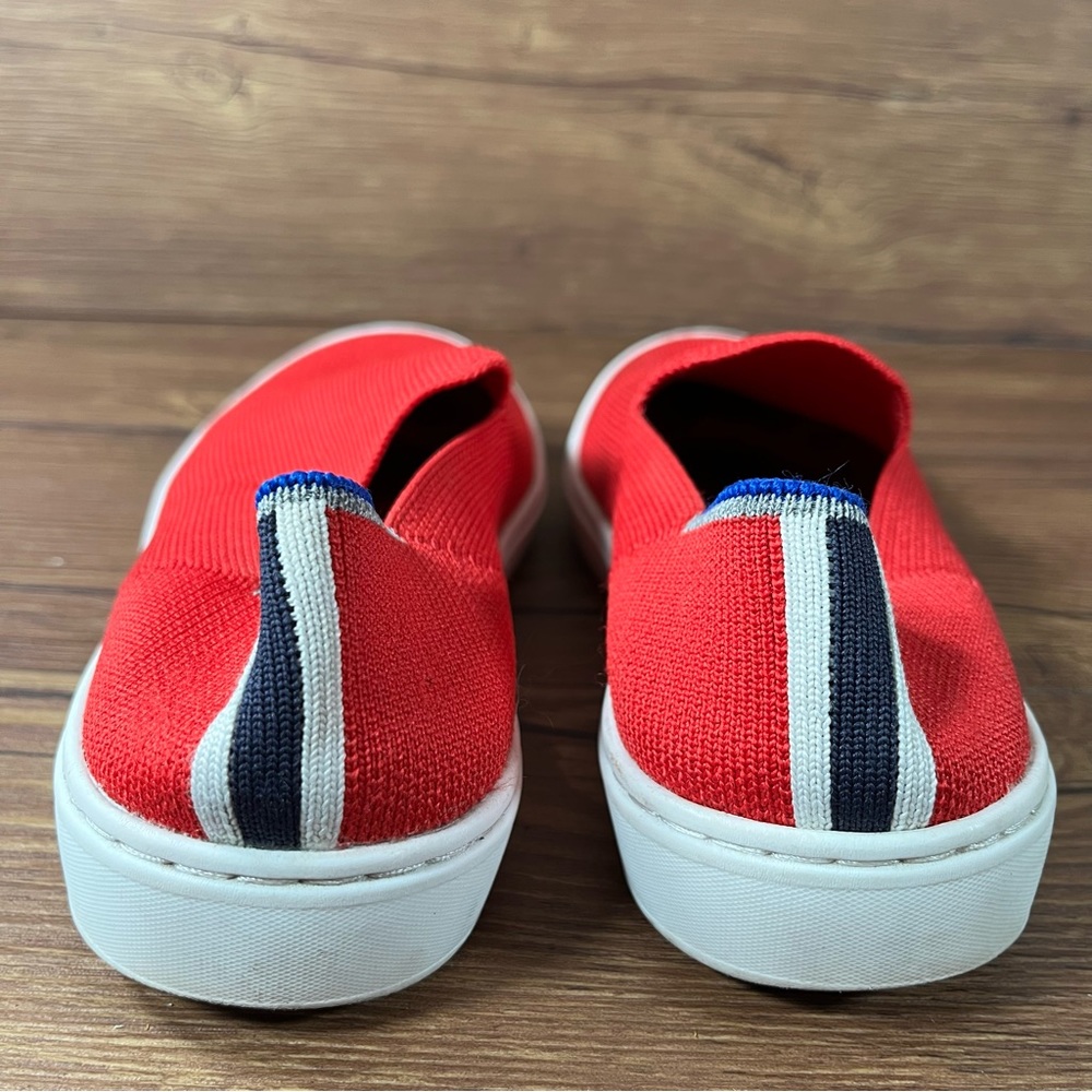 Rothy’s Red Slip-On Sneakers Size 4Y Shoes - Picture 4 of 10